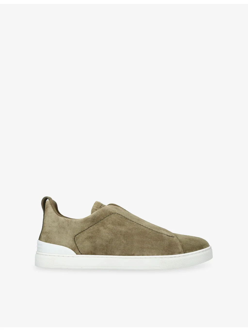 Triple Stitch Suede Trainers - 1