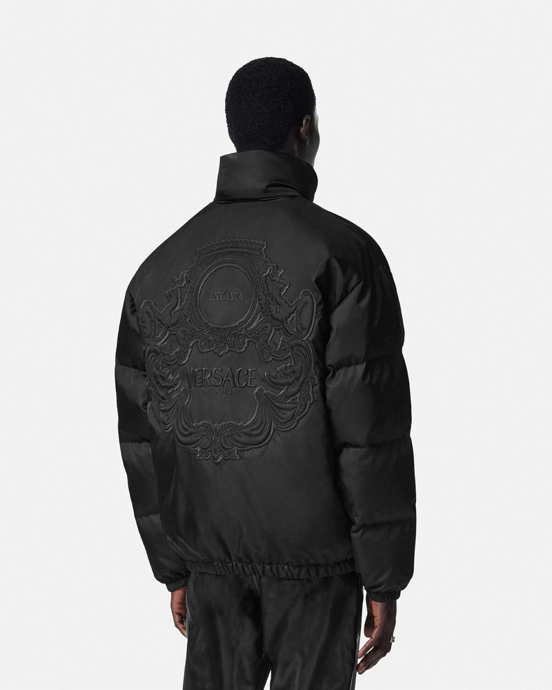Embroidered Iconic Crest Puffer Jacket 5
