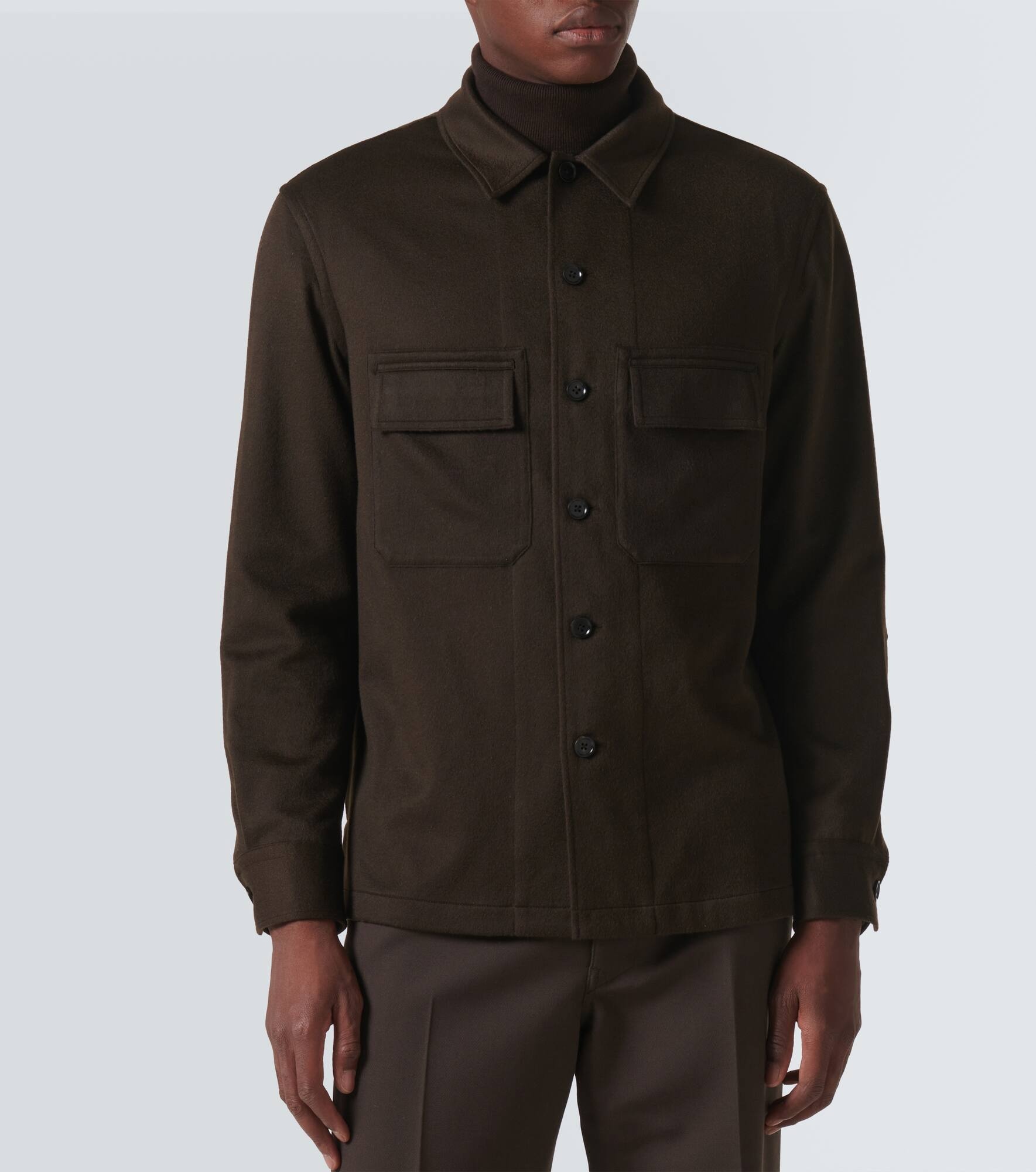 Alba cashmere overshirt - 3