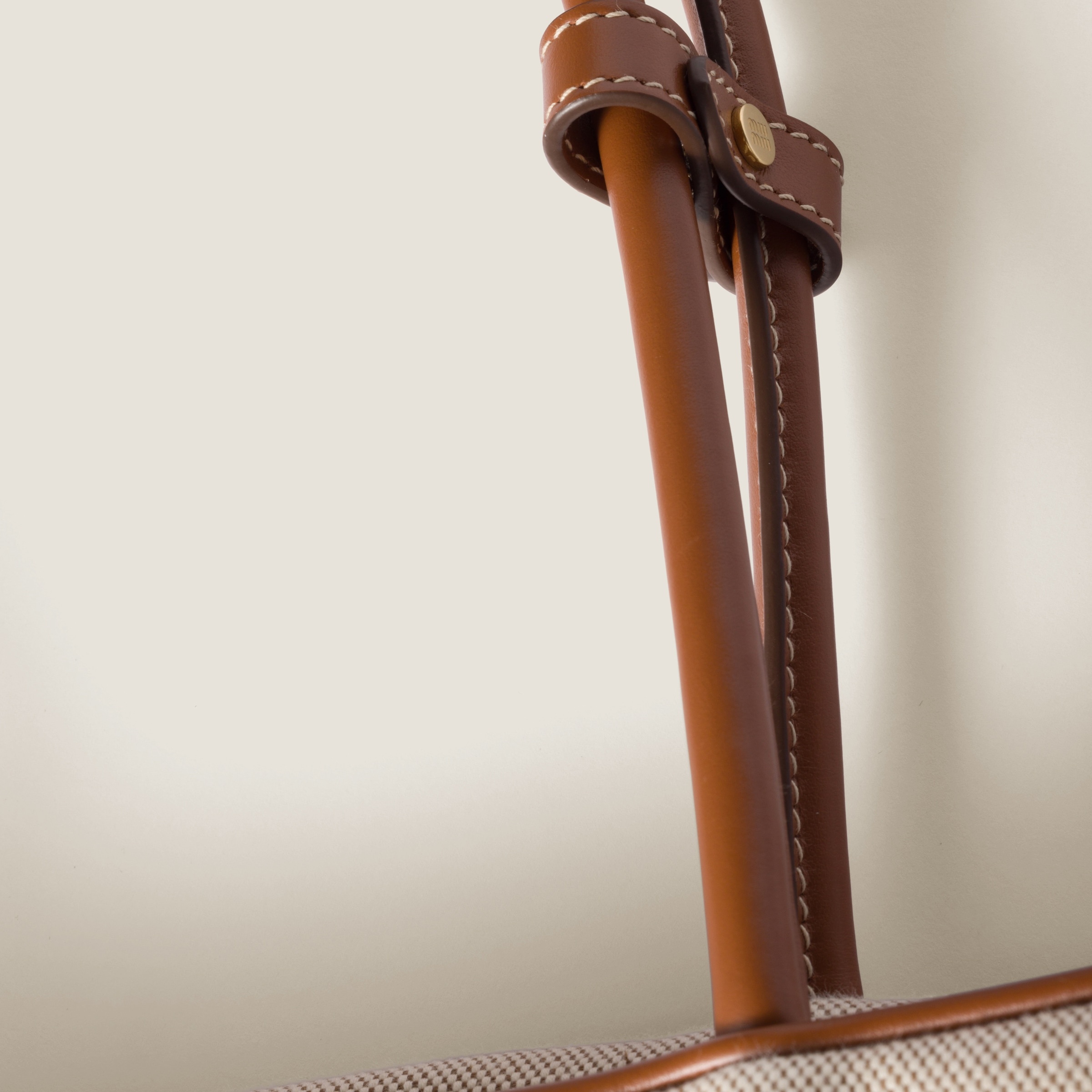 Beau canvas and leather bag - 7