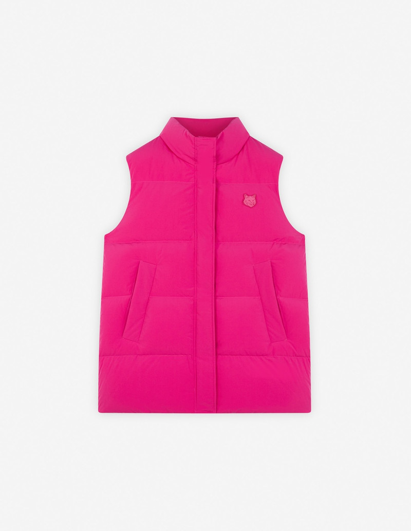 LONG SLEEVELESS PUFFER VEST 1