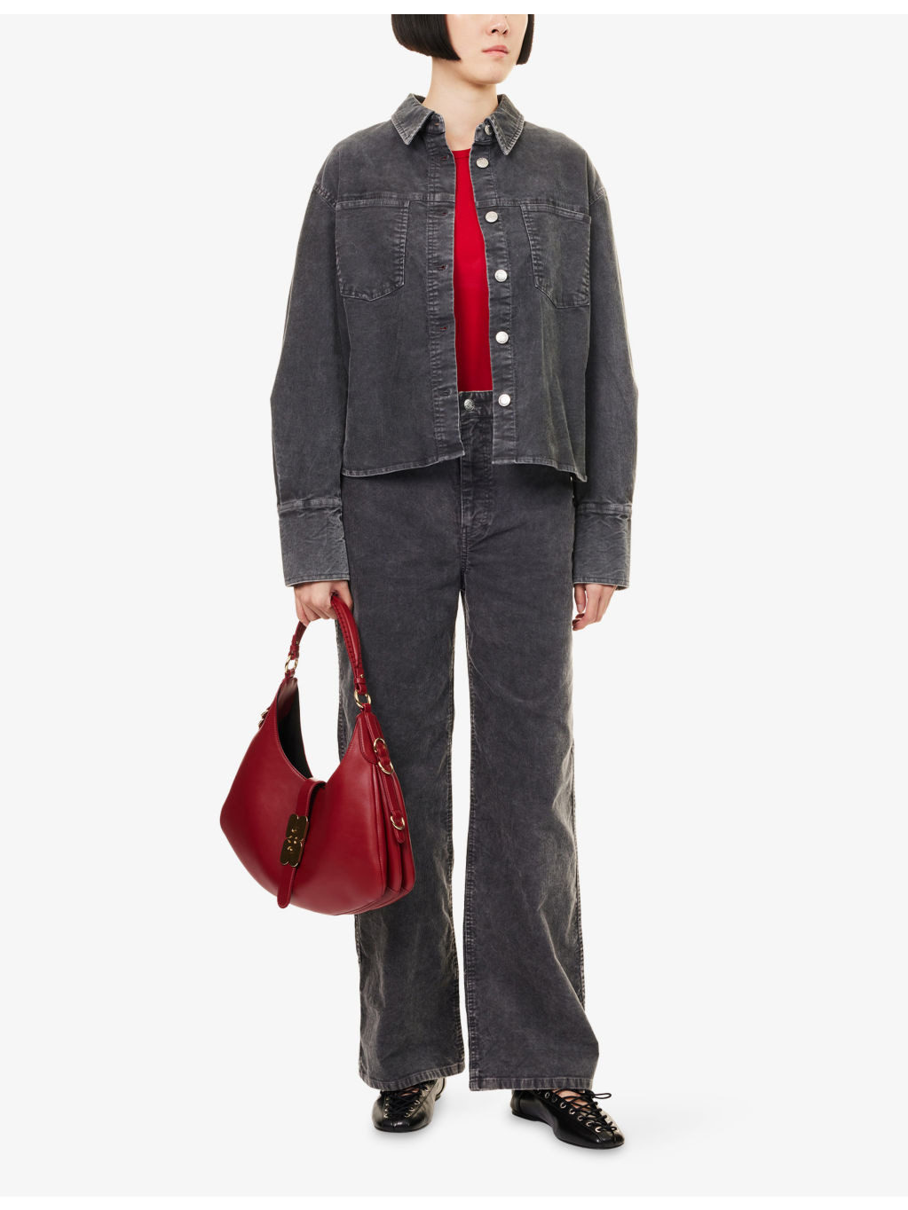 Regular-Fit Sofie Cotton-Corduroy Shirt - 2