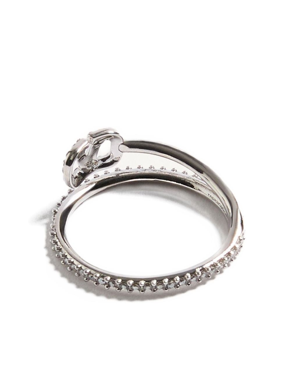 VLogo Signature crystal ring - 2