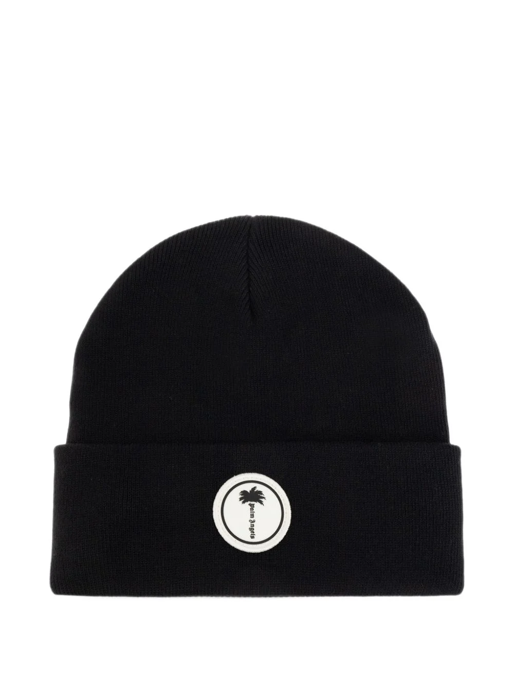 logo-patch beanie hat - 1