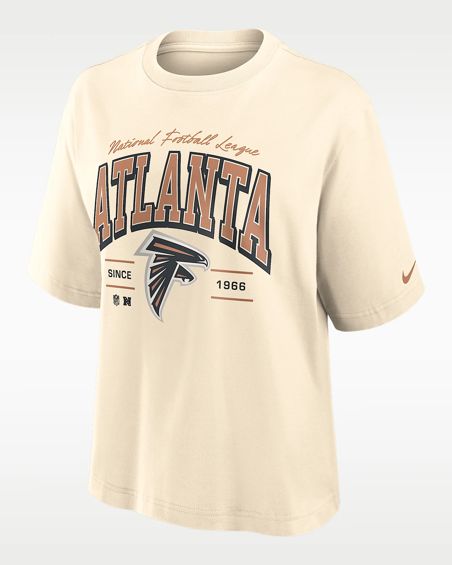 Atlanta Falcons Vintage Mod Boxy Women's Nike NFL T-Shirt - 1