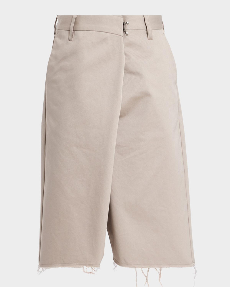 Cotton Wrap Culotte Shorts 1