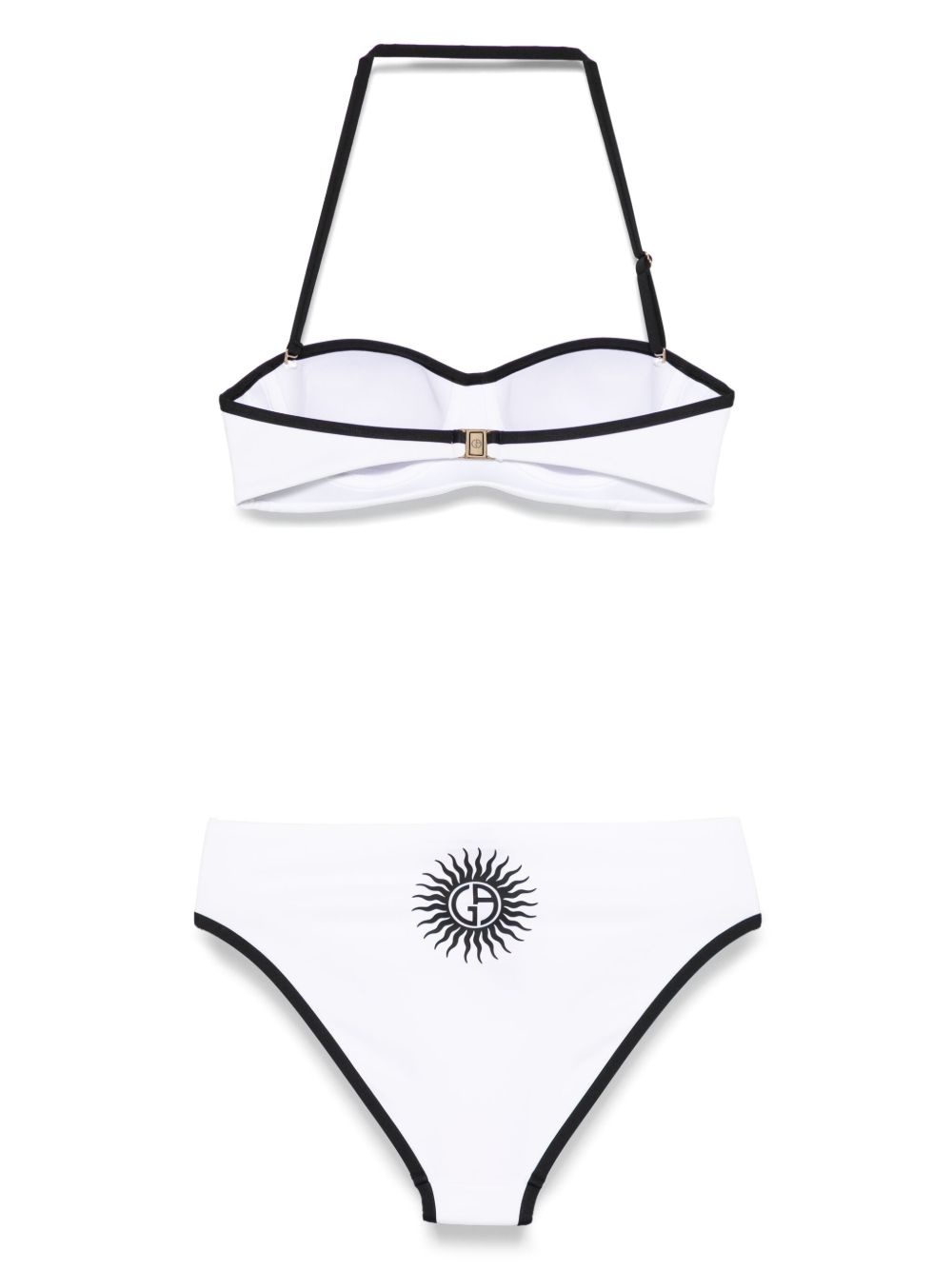 logo-print bikini - 2