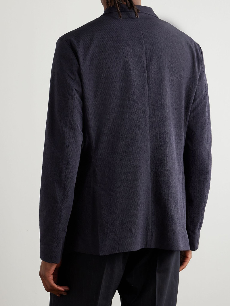 Seersucker Blazer Navy 3