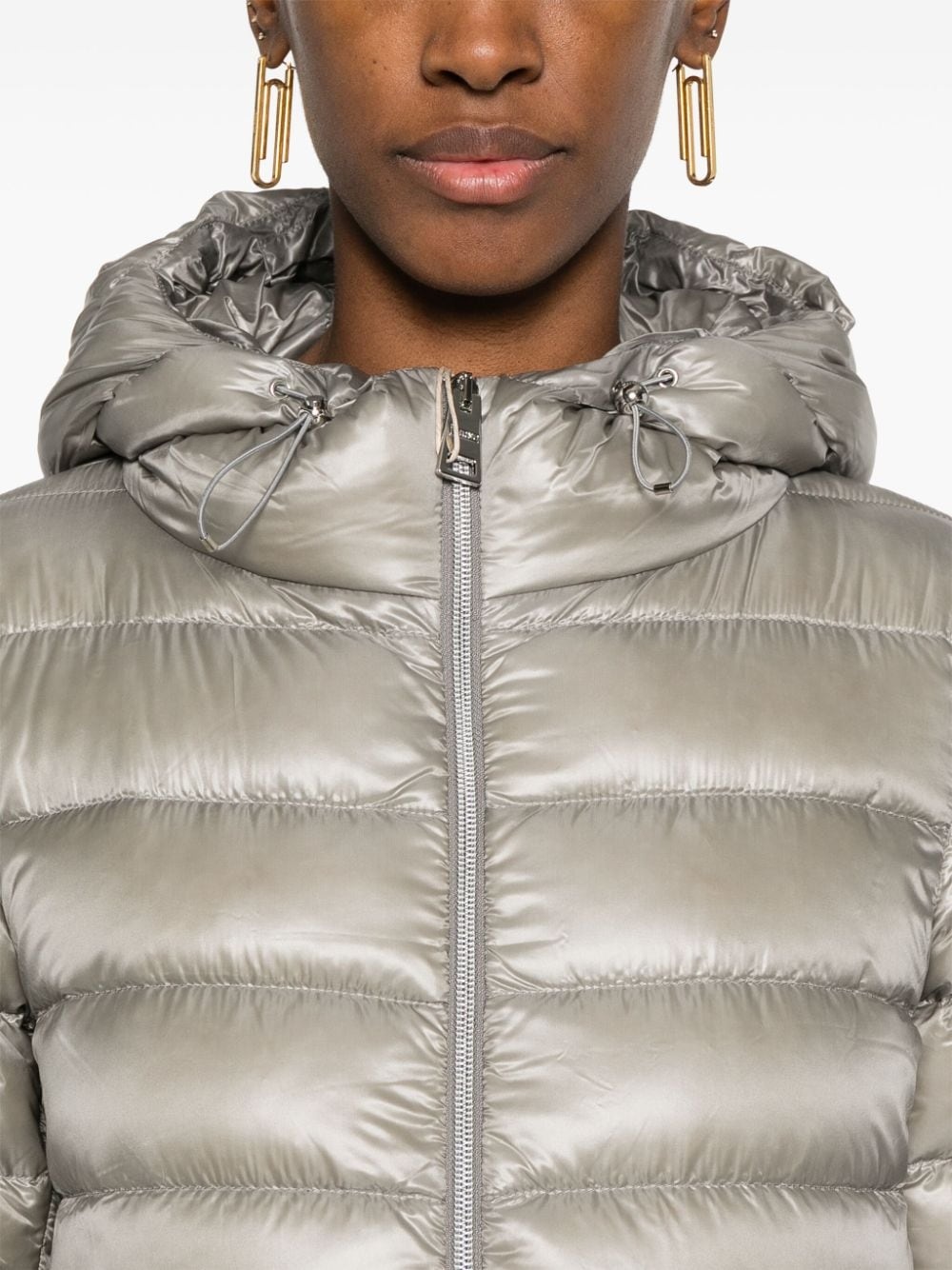 hooded puffer coat - 5