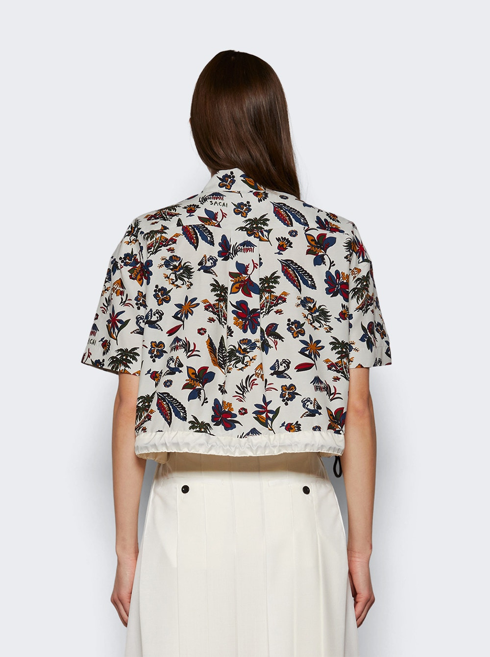 Tropical Print Shirt Ivory - 5