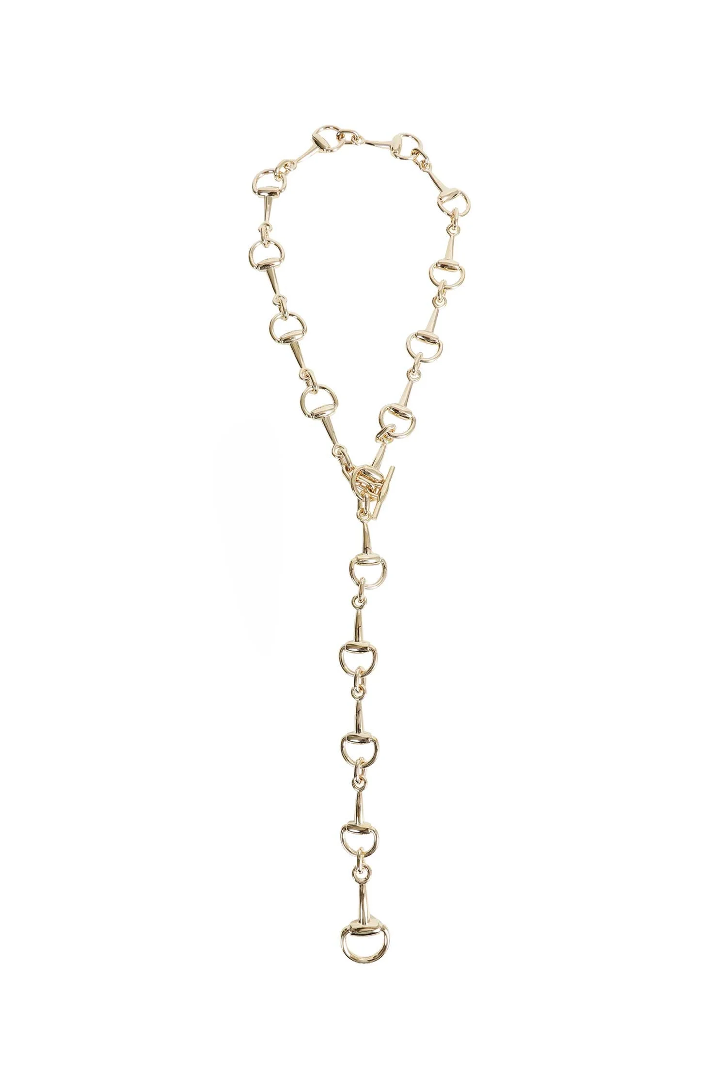 Horsebit Lariat Necklace - 1