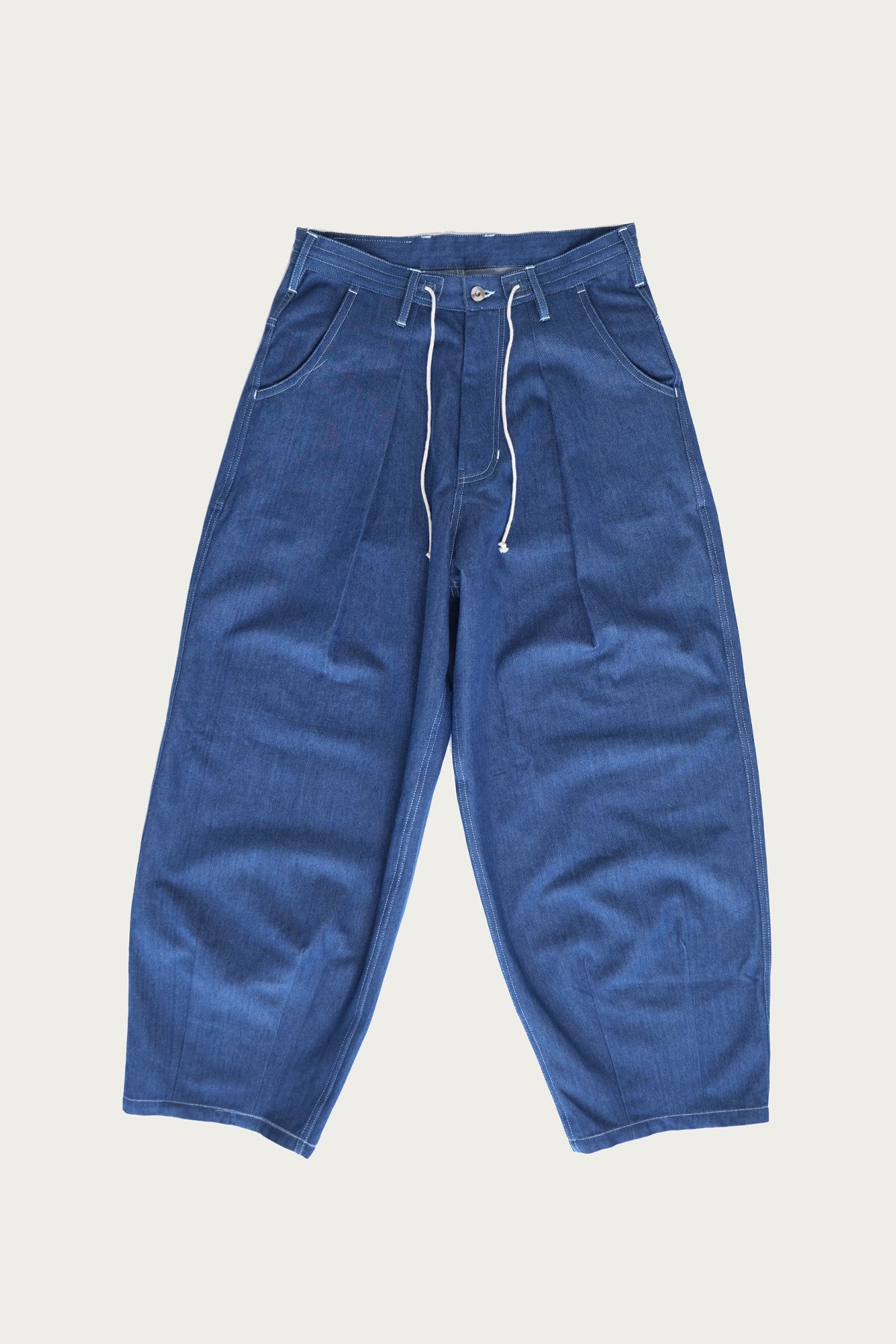 Lush Pants - Indigo Denim Wonky-Wear - 1