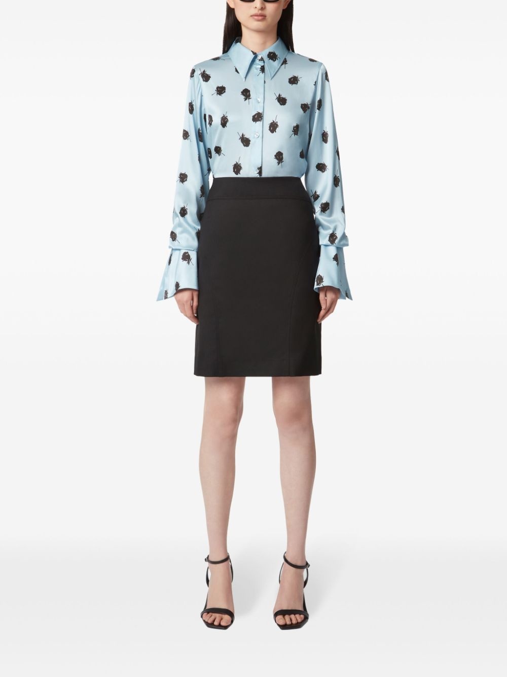 floral-print shirt - 2