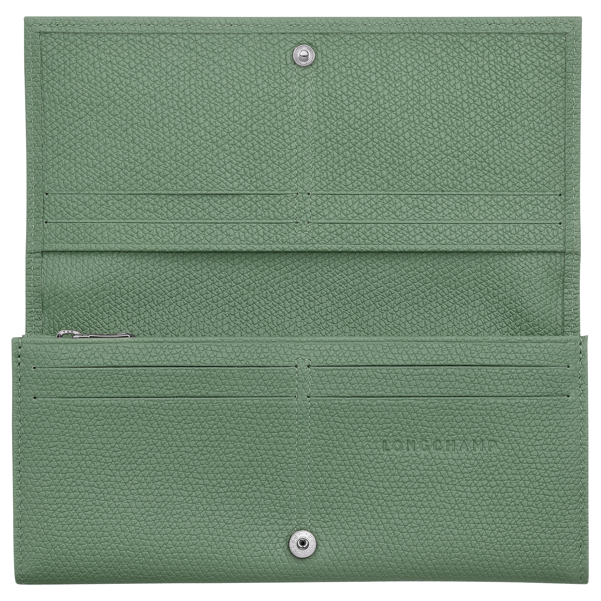 Le Roseau Long continental wallet Oregano - Leather - 3
