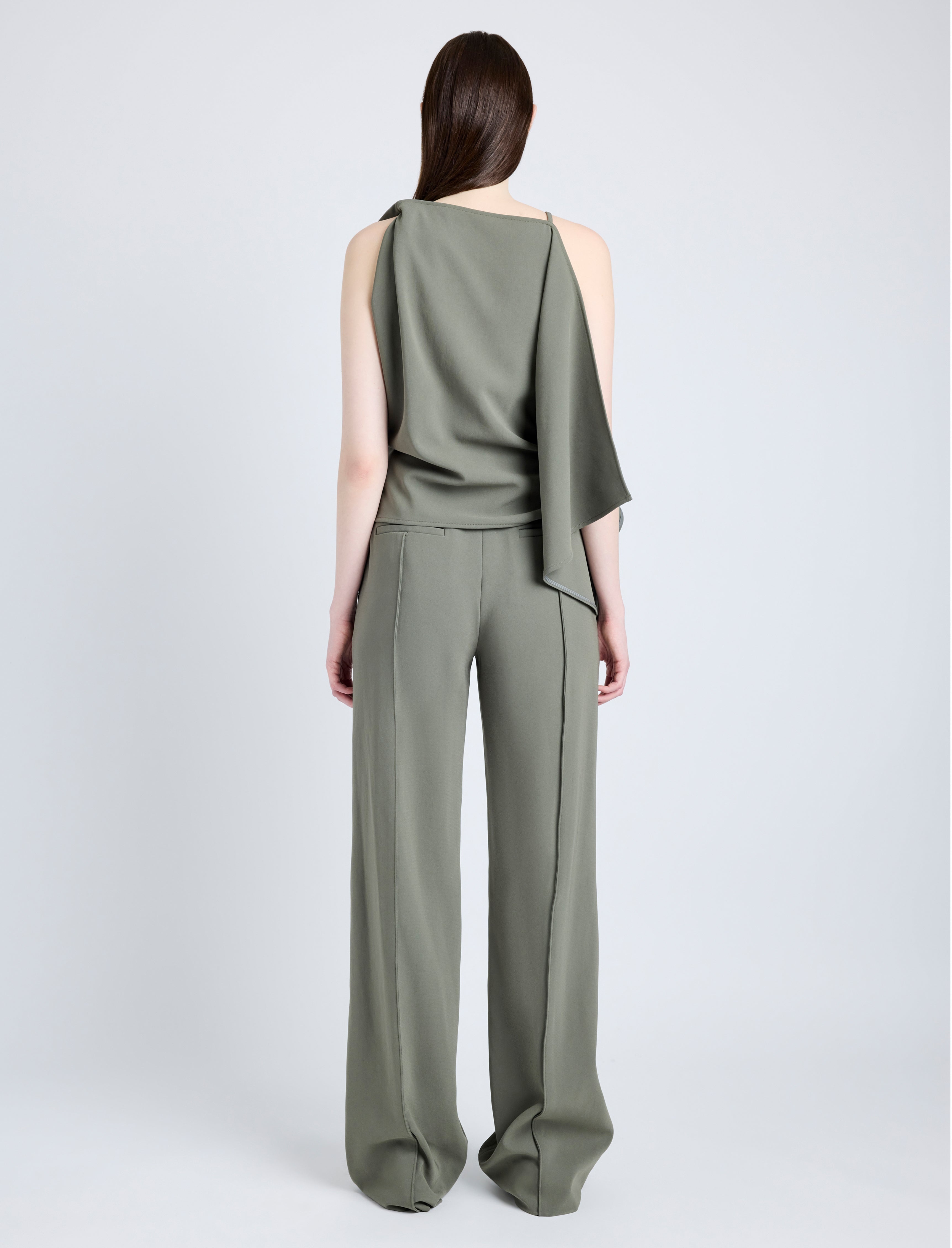 Alyssa Top in Matte Double Crepe - 5