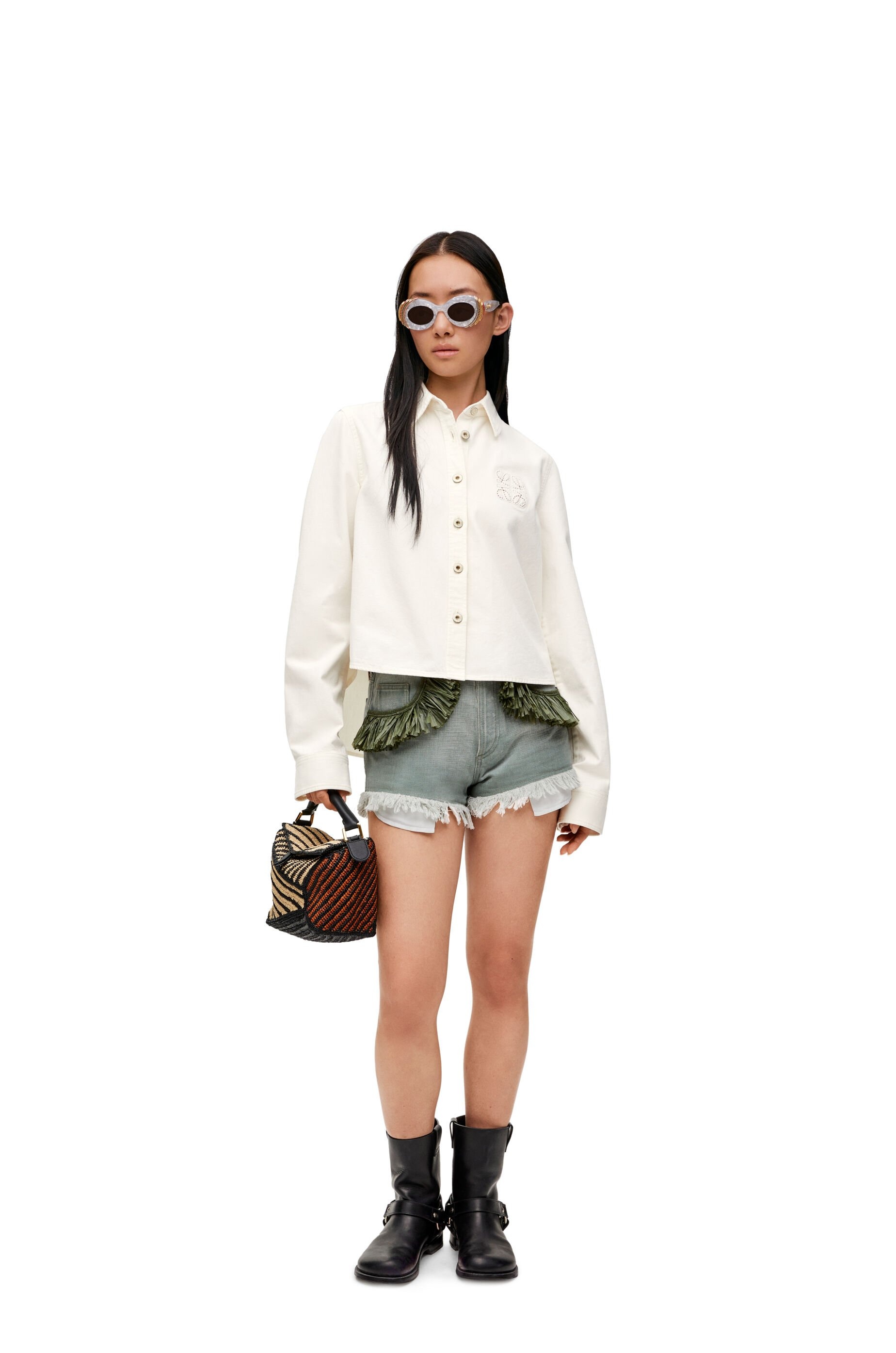 Trapeze shirt in denim - 2