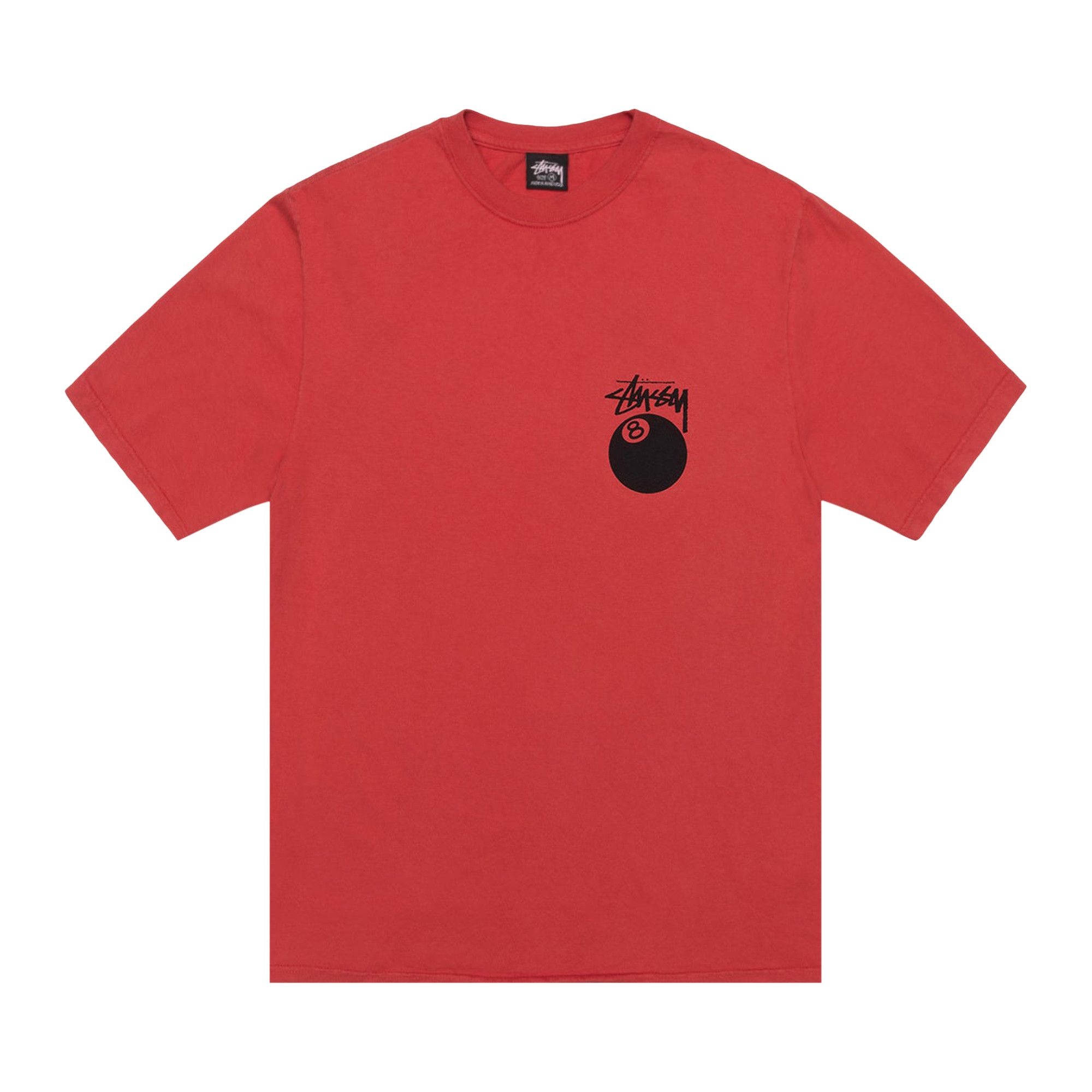 Stüssy Stussy 8 Ball Tee 'Guava' | REVERSIBLE