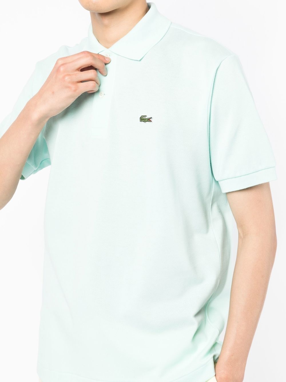 embroidered-logo polo shirt - 5