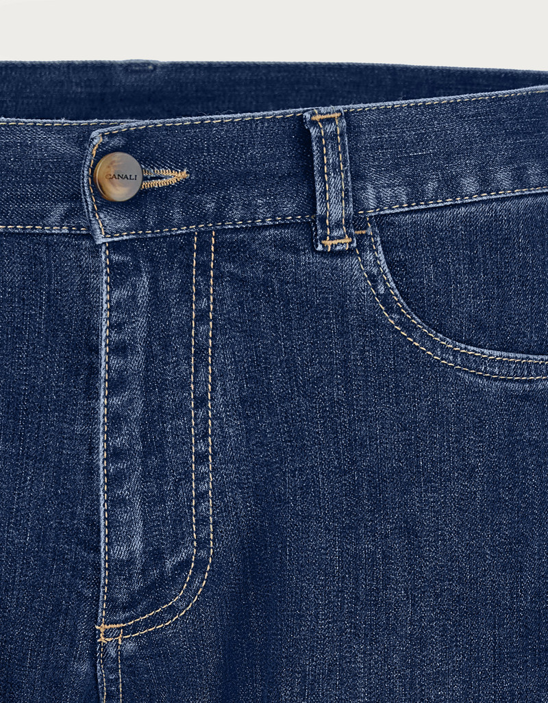 BLUE 5-POCKET JEANS 5