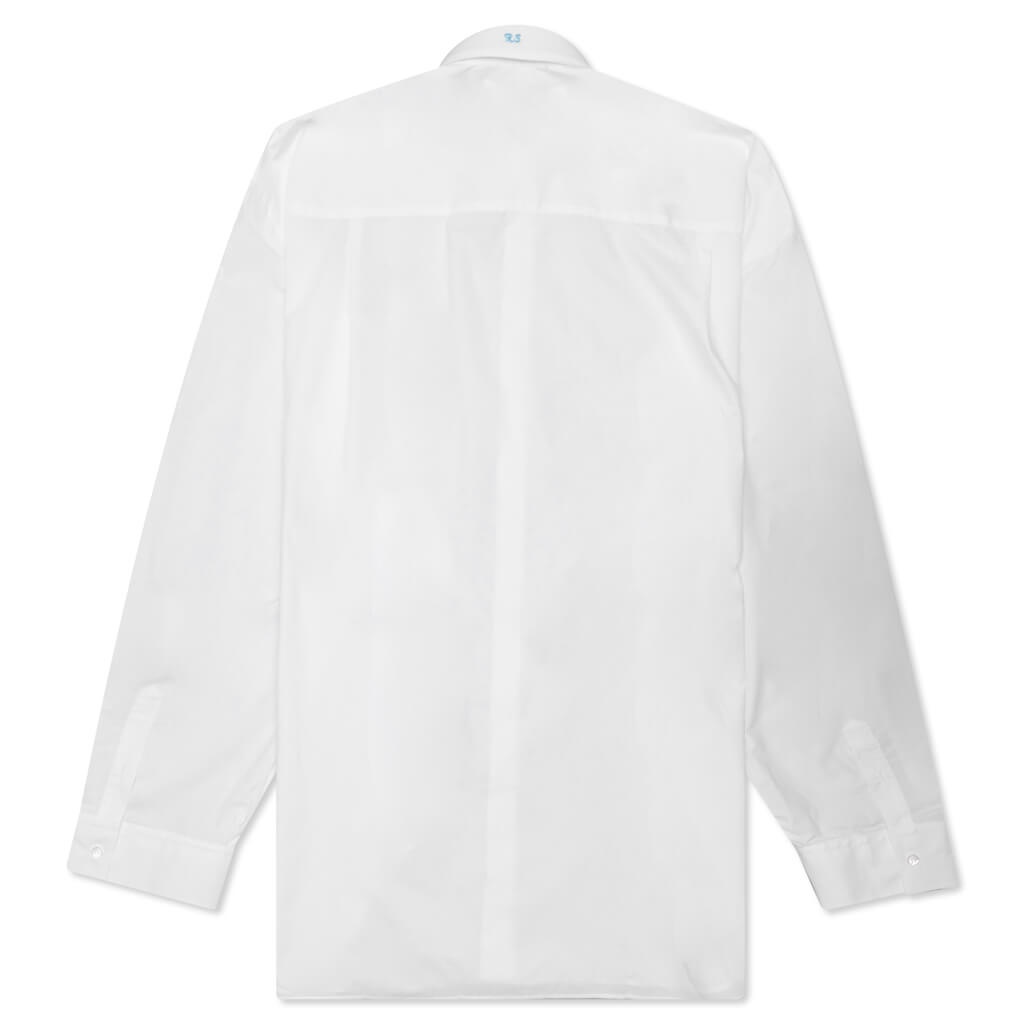 RAF SIMONS EXTREMELY BIG SYNCHRONICITY SHIRT - WHITE - 2
