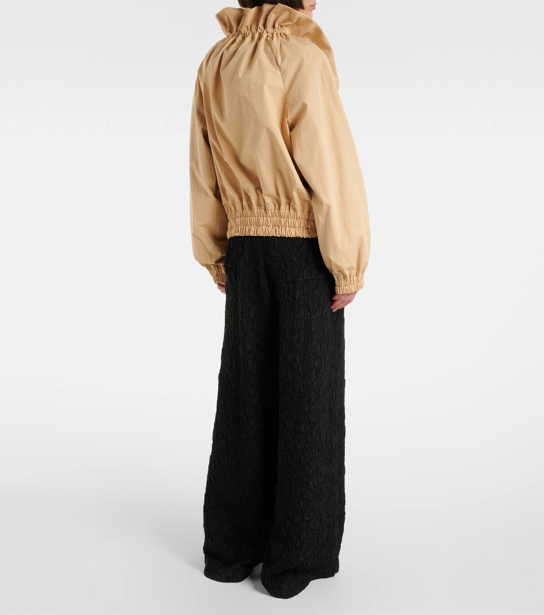 Cotton poplin bomber jacket - 3