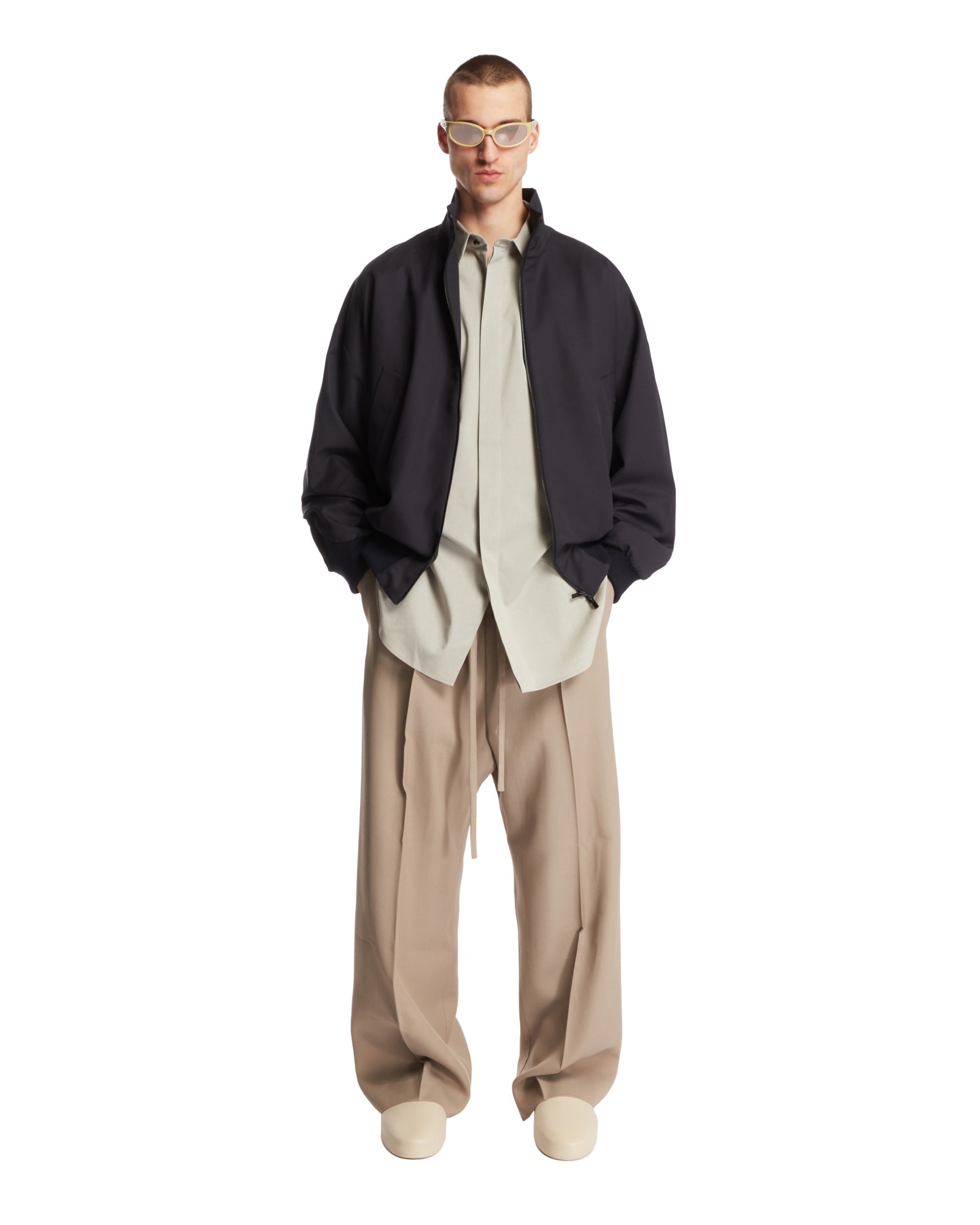 Blue High-Collar Bomber - 2