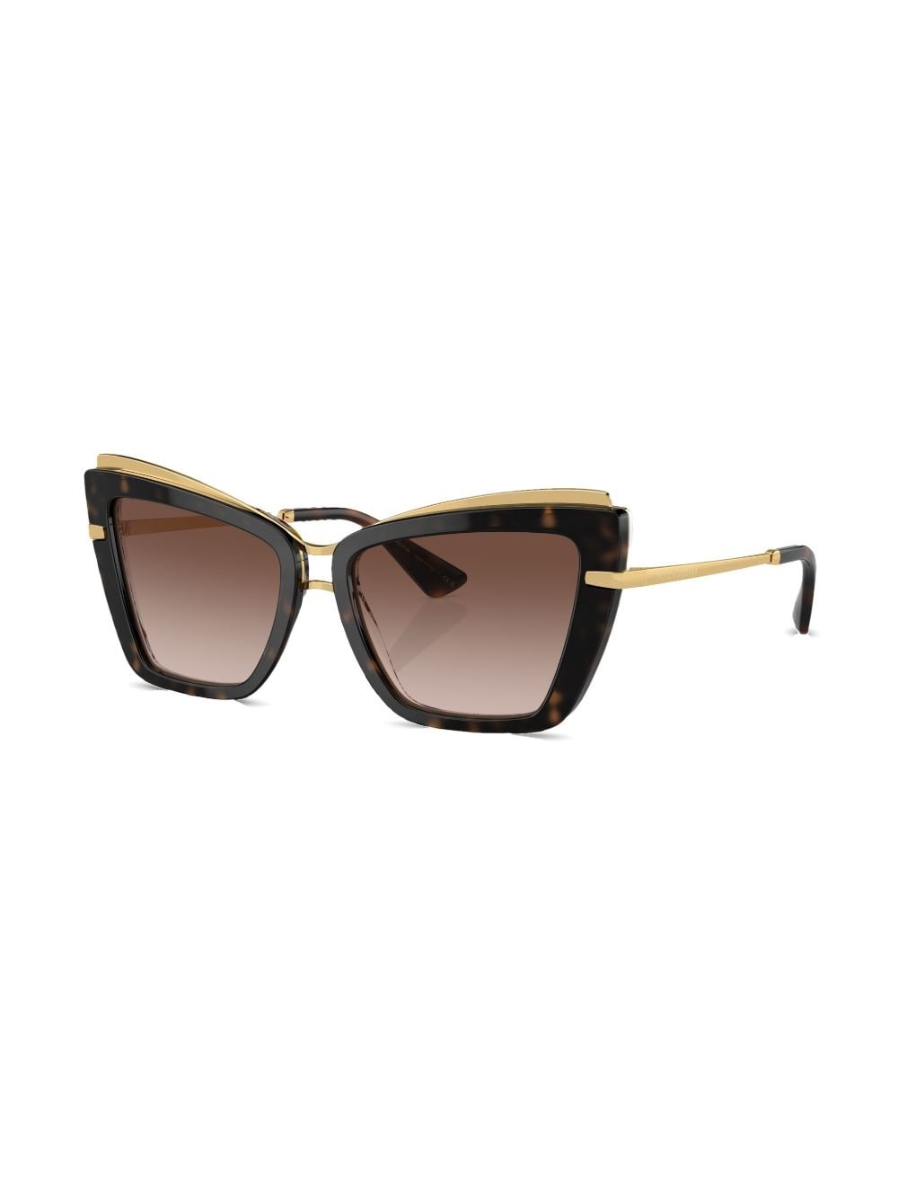 double-layer cat-eye sunglasses - 2