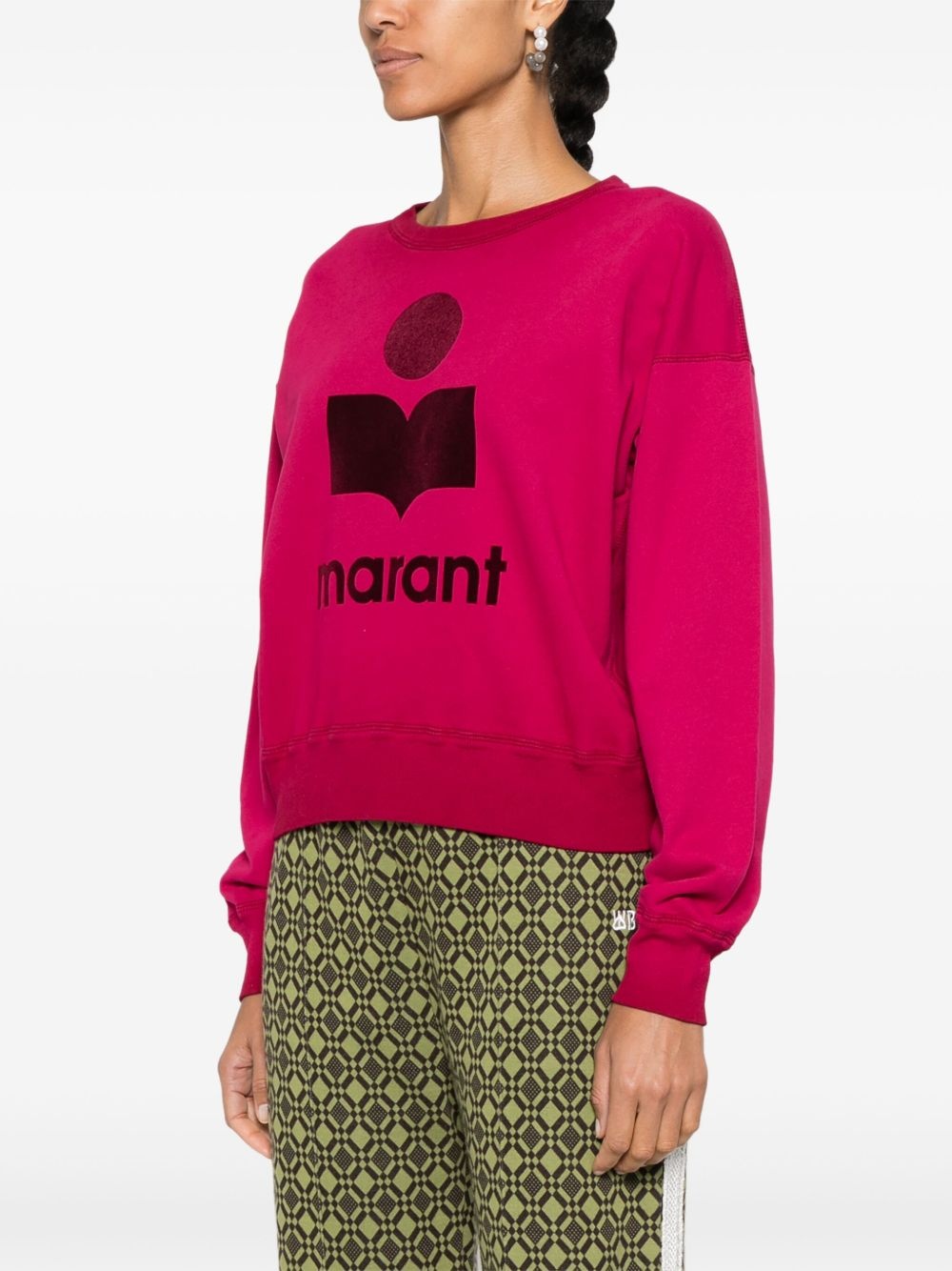 Mobyli logo-print sweatshirt - 3
