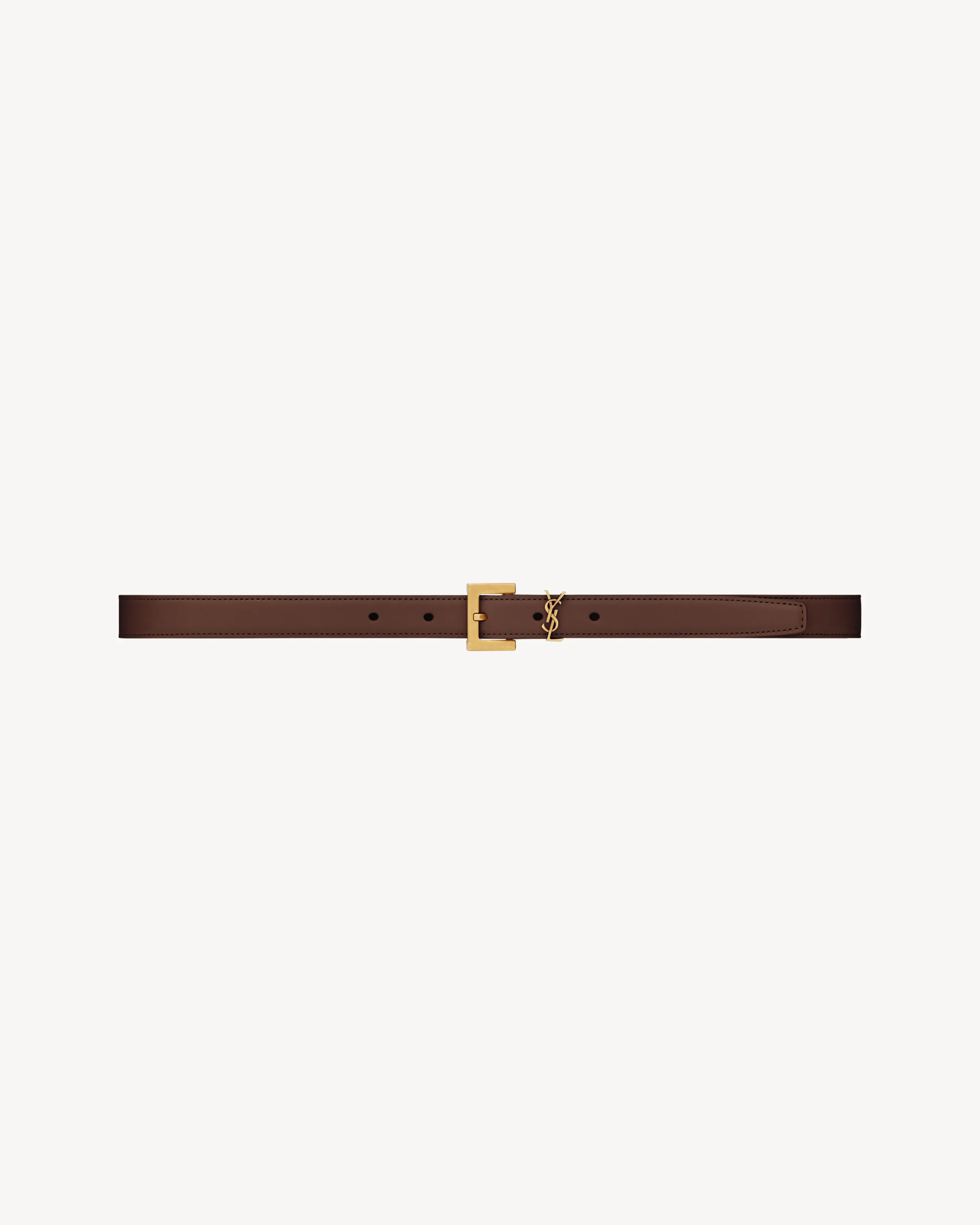 CASSANDRE THIN BELT IN SMOOTH LEATHER - 1