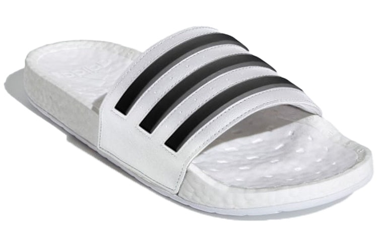 adidas Adilette Boost Slides 'White Black Stripes' FY8155 - 3