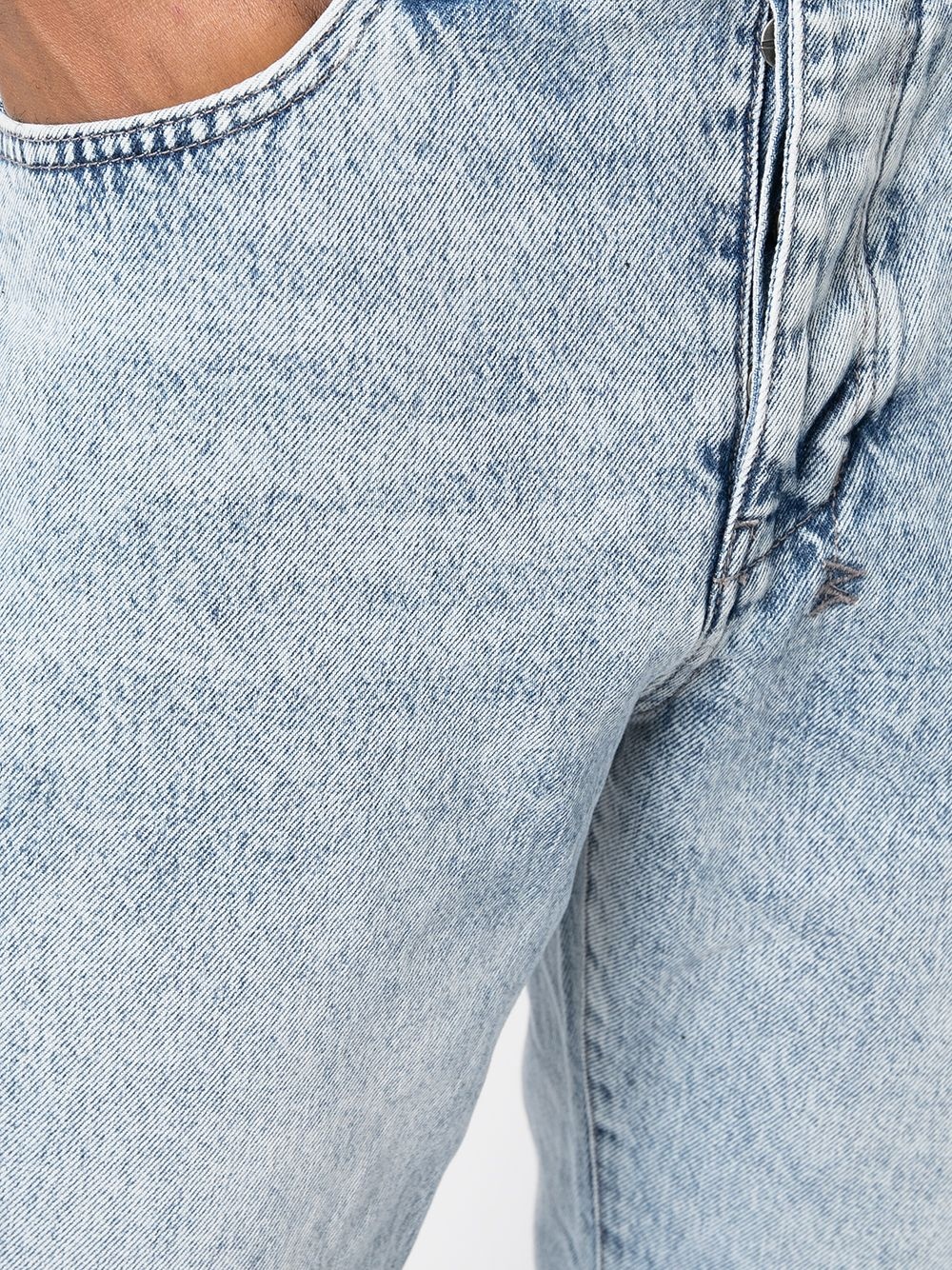 acid-wash denim jeans - 5