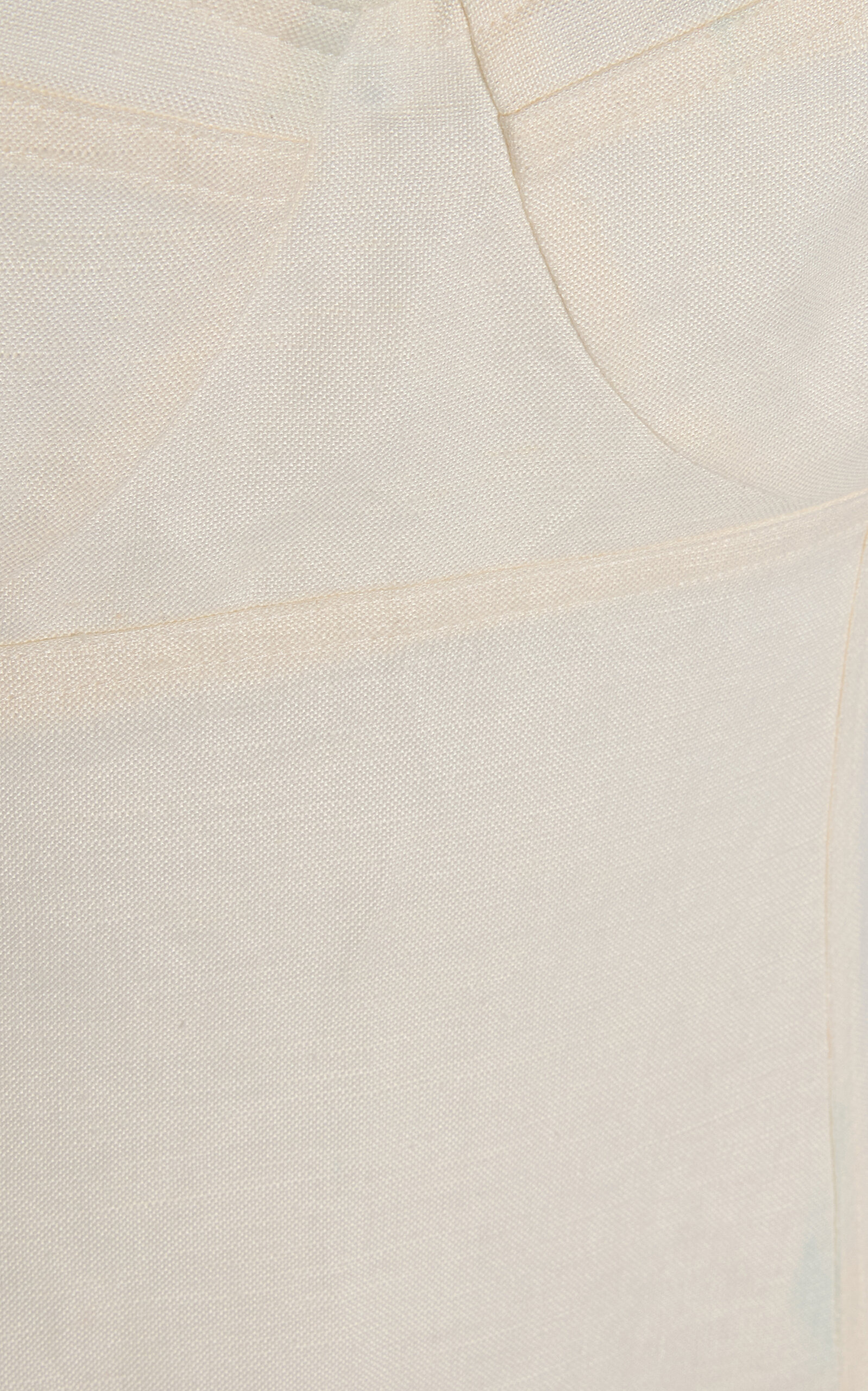 Analise Linen-Blend Bustier Midi Dress white - 5