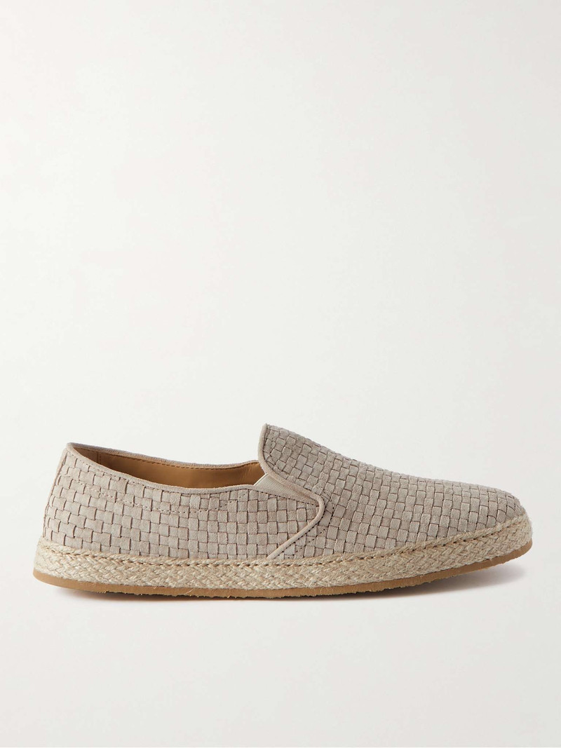 Woven Suede Espadrillas 1