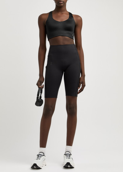 On Active padded stretch-jersey bra top outlook