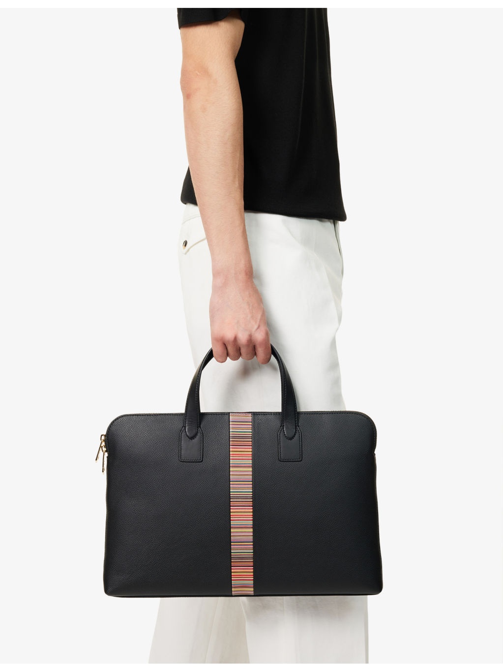 Slim Folio Leather Briefcase - 2