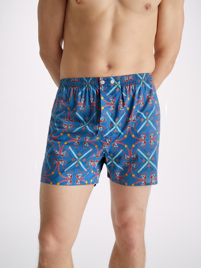 Men's Classic Fit Boxers Ledbury 64 Cotton Batiste Multi - 2