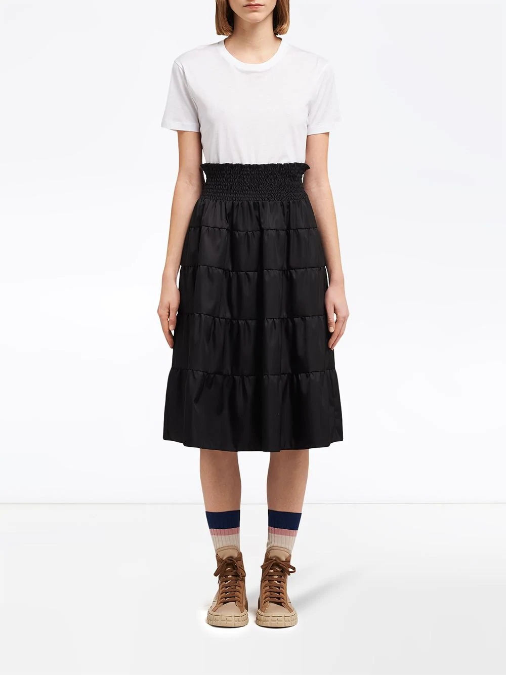 nylon gabardine skirt - 2