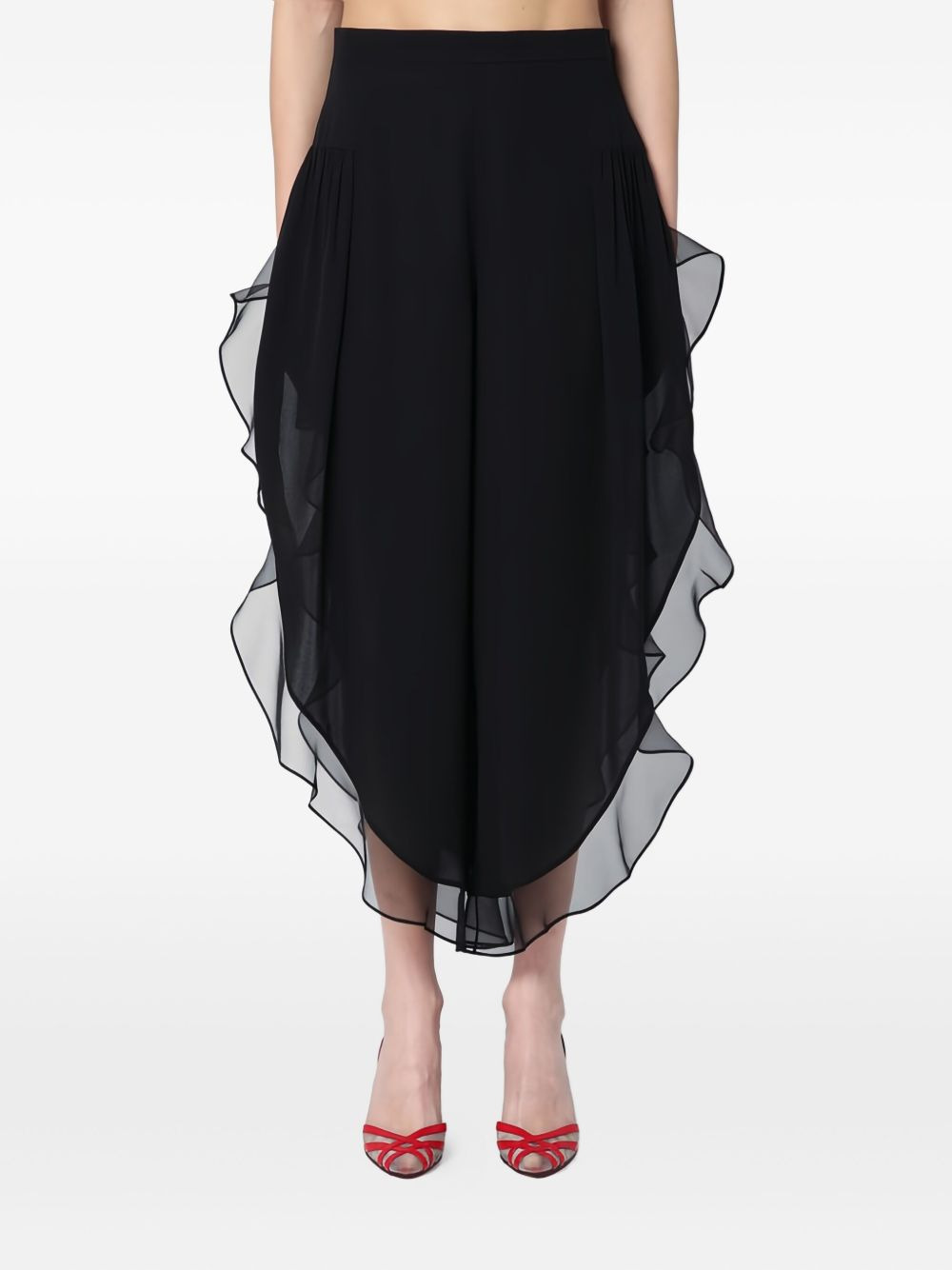 georgette ballon trousers - 3