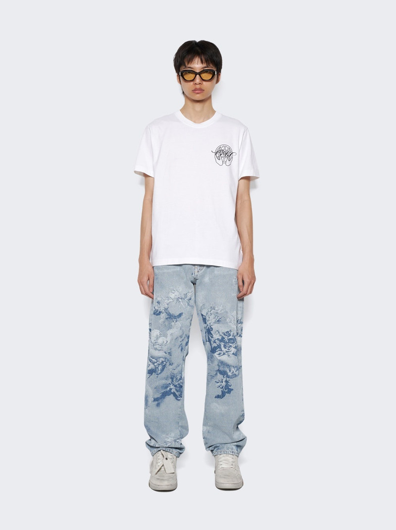 Off-White 손 화살표 로고 인쇄 티셔츠 outlook