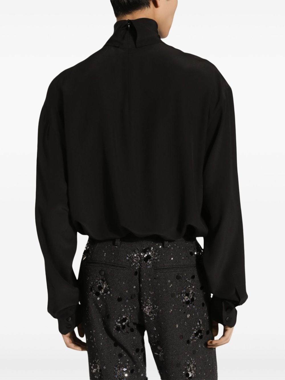 high-neck shirt - 5