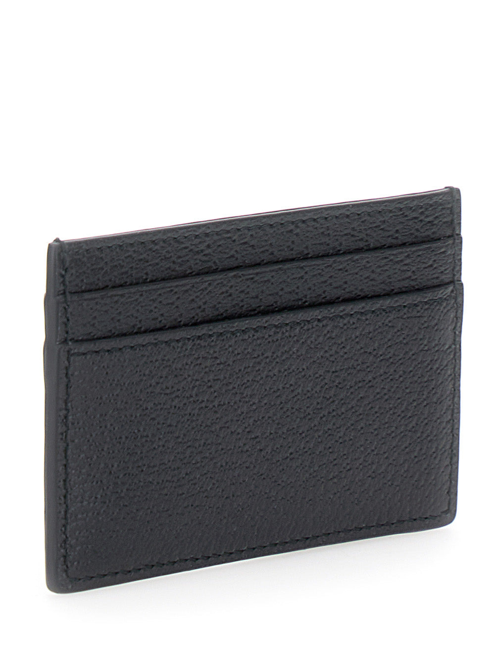 Gucci Men Black 'Gg Marmont' Cardholder With Aged-Gold Logo In Leather Man - 3