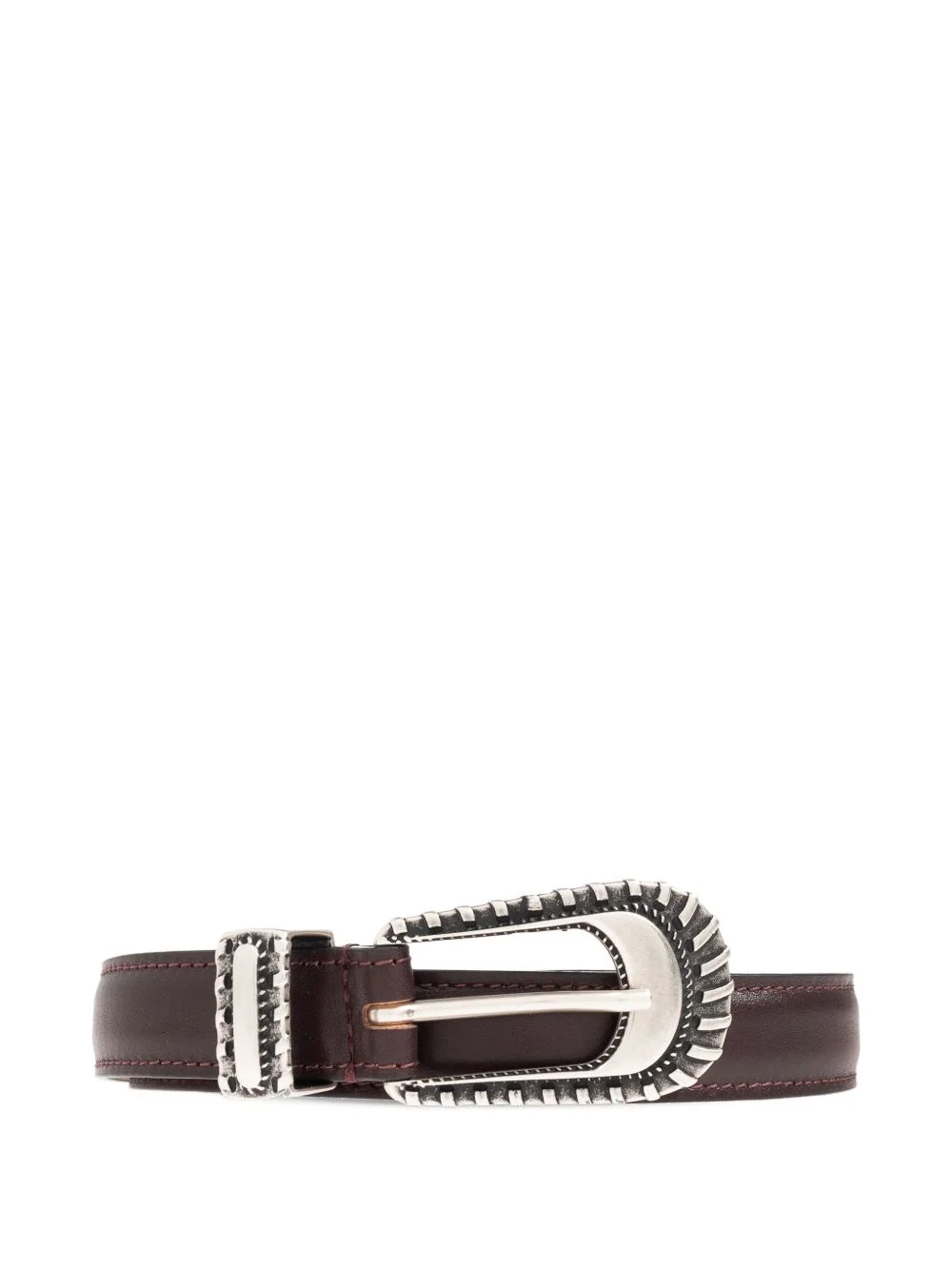 textured buckle belt - 1