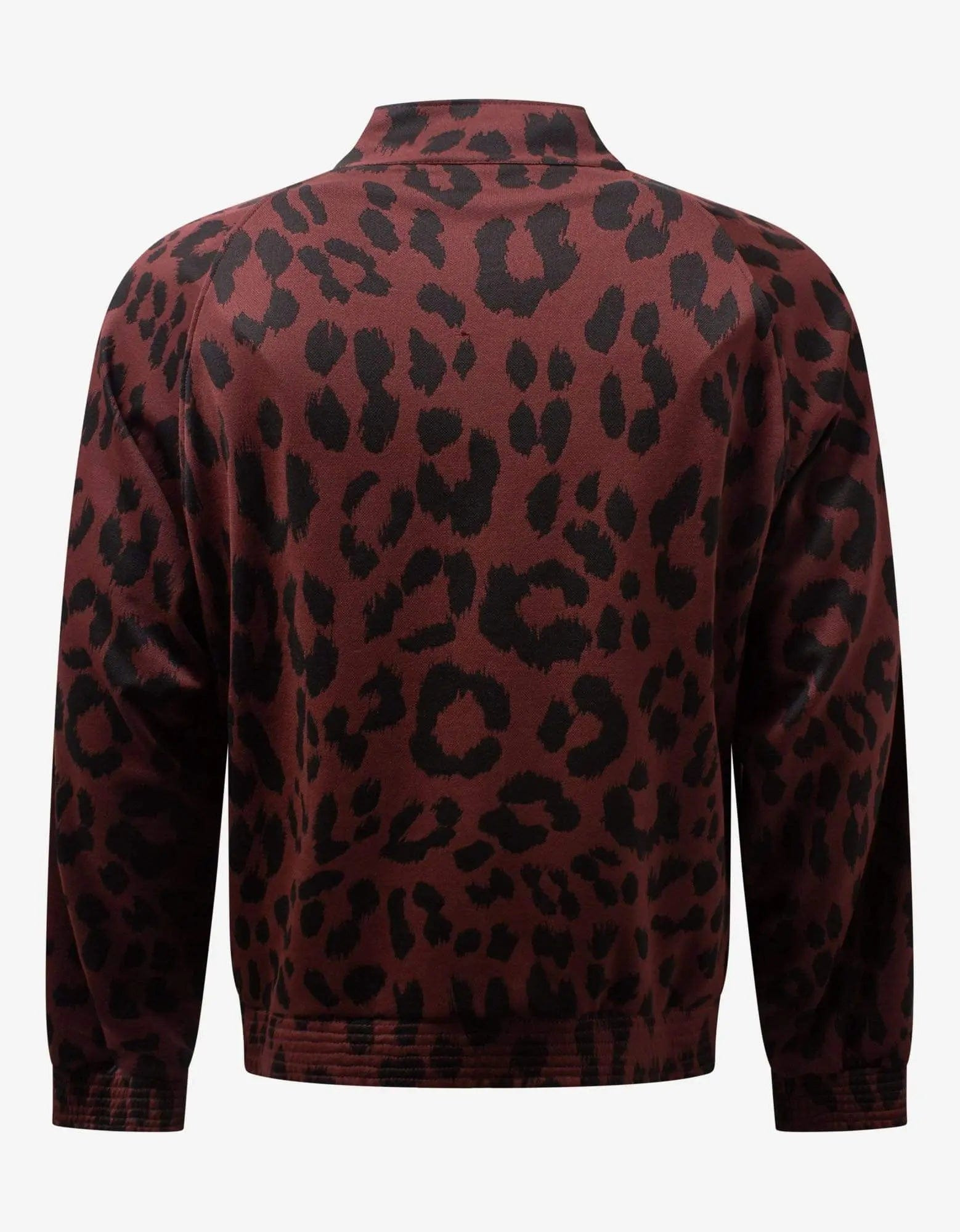 Kenzo Bordeaux Leopard Print Track Jacket - 1