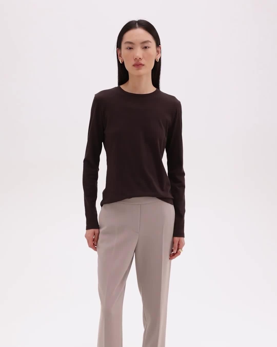 Treeca Pull-On Pant in Admiral Crepe - 6