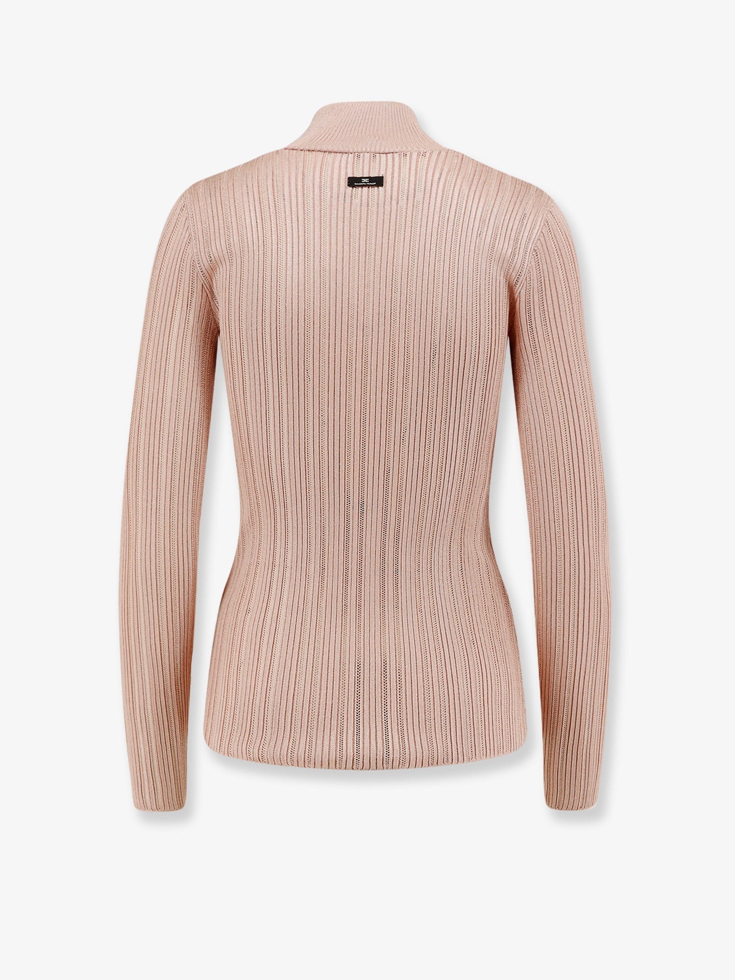 ELISABETTA FRANCHI - Elisabetta Franchi Metallic Fabric Turtleneck Sweater - 2
