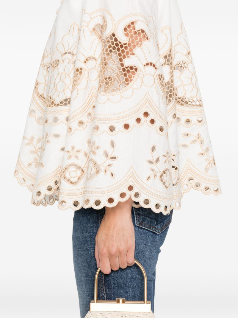 Wanderlust button embroidery blouse 5