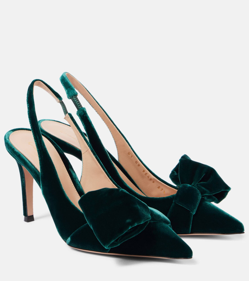 85 활 detail 벨벳 slingback 펌프 1