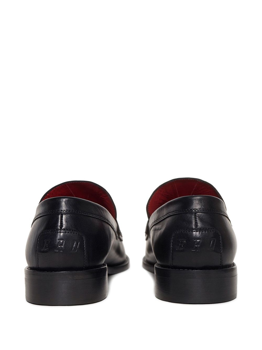 logo-debossed loafers - 3