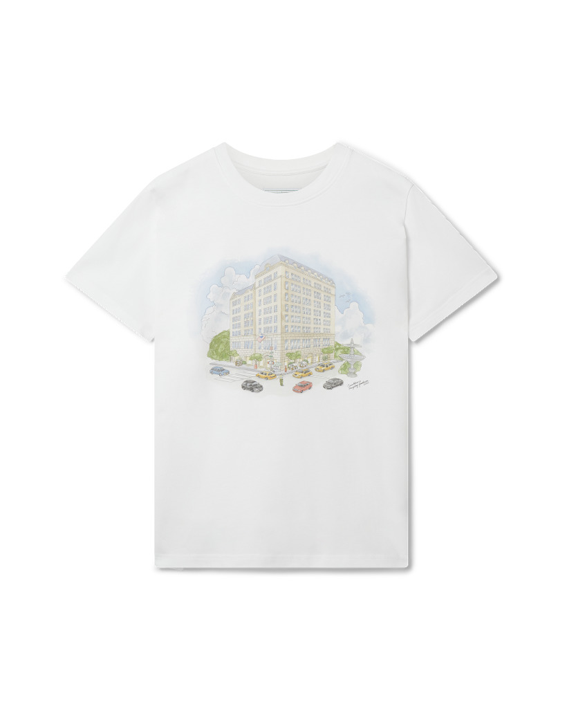 White Fifth Avenue T-Shirt | Casablanca Paris - 1