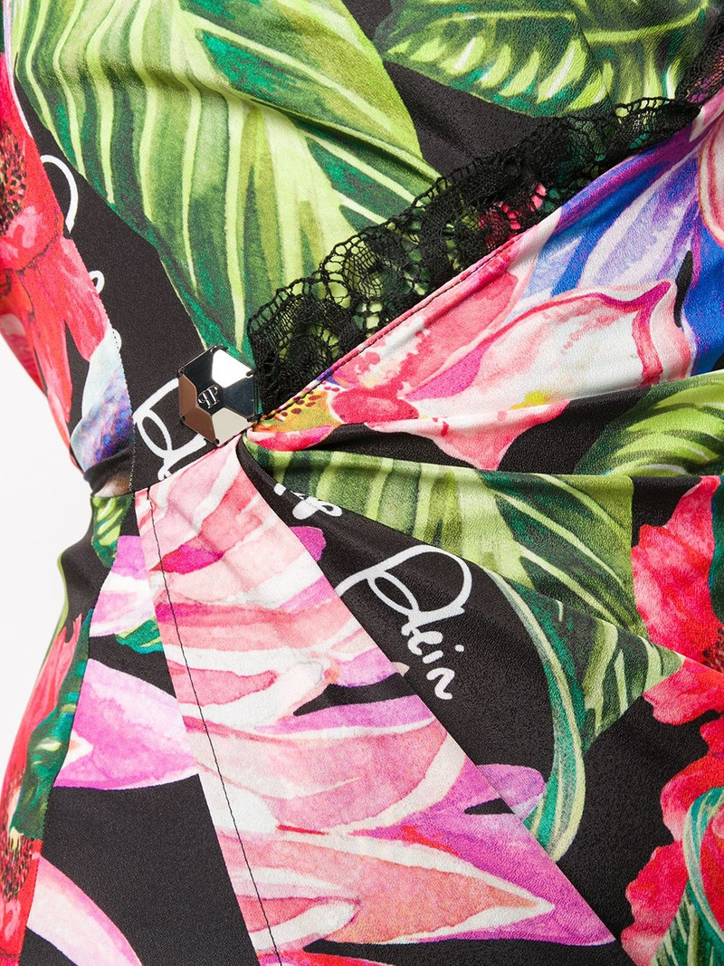 floral-print wrap dress 5